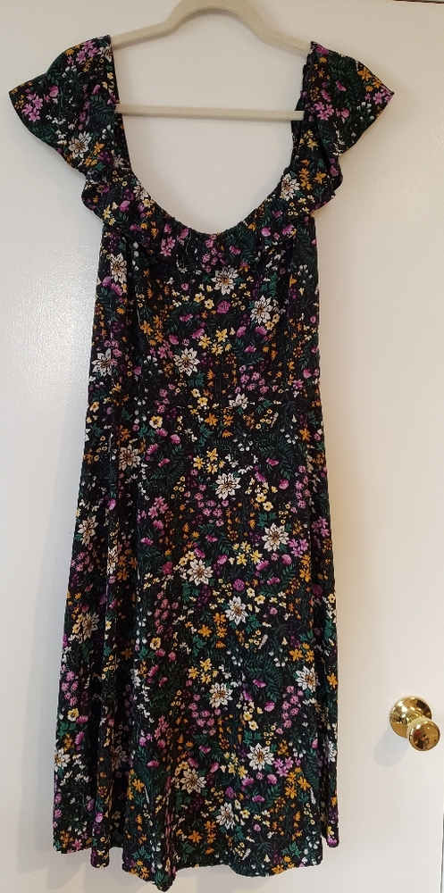 Black Floral Dress